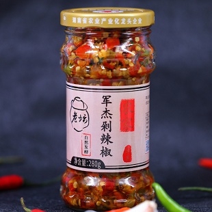 双色剁辣椒农家...